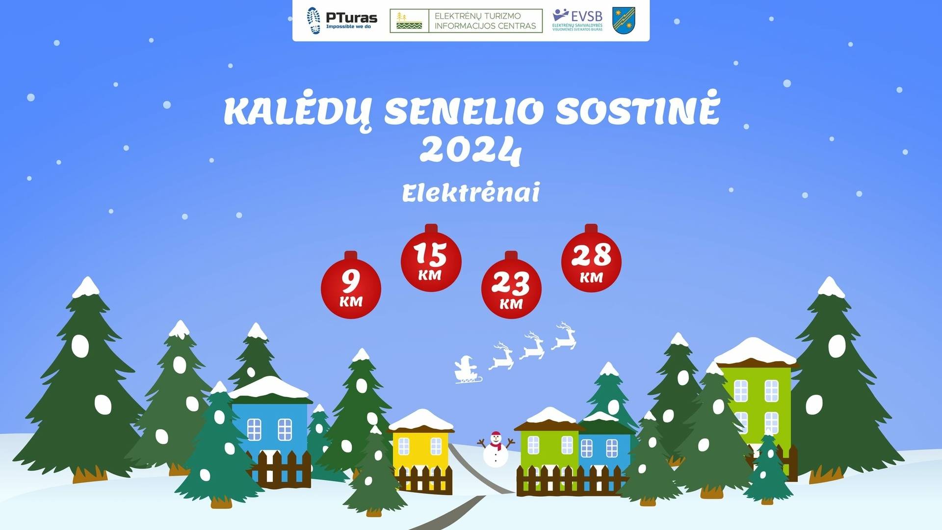 Kalėdų senelio sostinė 2024 | Pėsčiųjų žygis | Elektrėnai