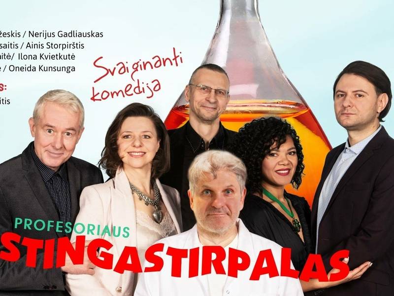 Svaiginanti komedija ''Profesoriaus klastingas tirpalas'' | Elektrėnai