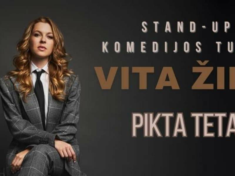 Vita Žiba with the STAND-UP program "ANGRY AUNT"